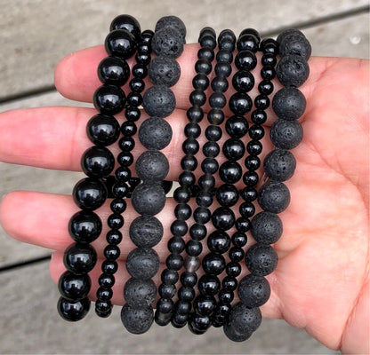 Onyx Bracelet - Lithos Crystals