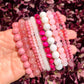 Rose Quartz Bracelet - Lithos Crystals