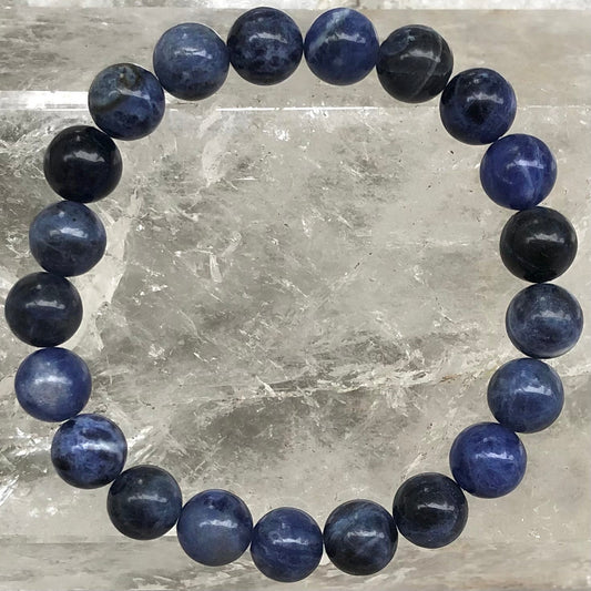 Sodalite Bracelet - Lithos Crystals