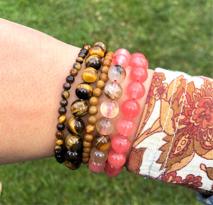 Tiger Eye Bracelet - Lithos Crystals